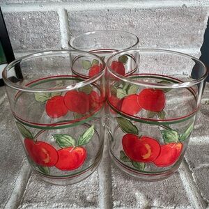 Vintage Libbey Harvest Apple Drinking Glasses